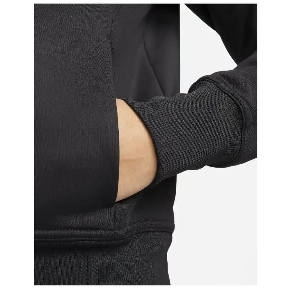 Nike Women's One Therma-FIT Graphic Hoodie Black/Lt Iron Ore, Small - Women's At - Picture 6 of 7